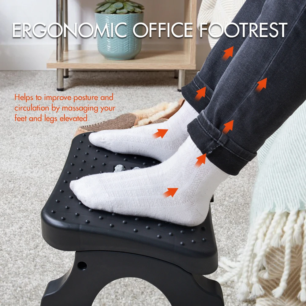 Footrest Under Desk - Apoio para os pés ergonômico sob