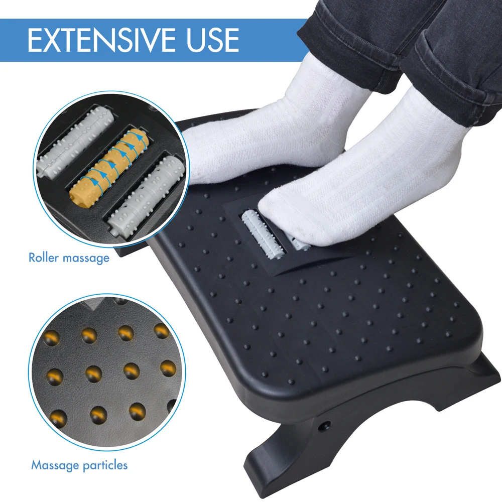 Apoio para os pés ergonômico s - Footrest Under Desk avaliação e preço
